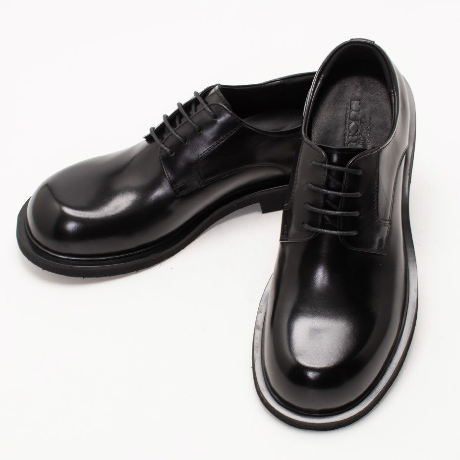 プレーントゥ レザー ビジネスシューズ / 外羽根 レースアップ