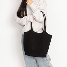 スエード トートバッグ