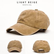 ヴィンテージライク ウォッシュ加工 コットン BBキャップ