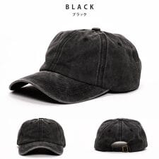 ヴィンテージライク ウォッシュ加工 コットン BBキャップ
