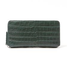 crocodile ラウンドロングウォレット