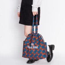 e.e.p.ラタプリント トートバッグ