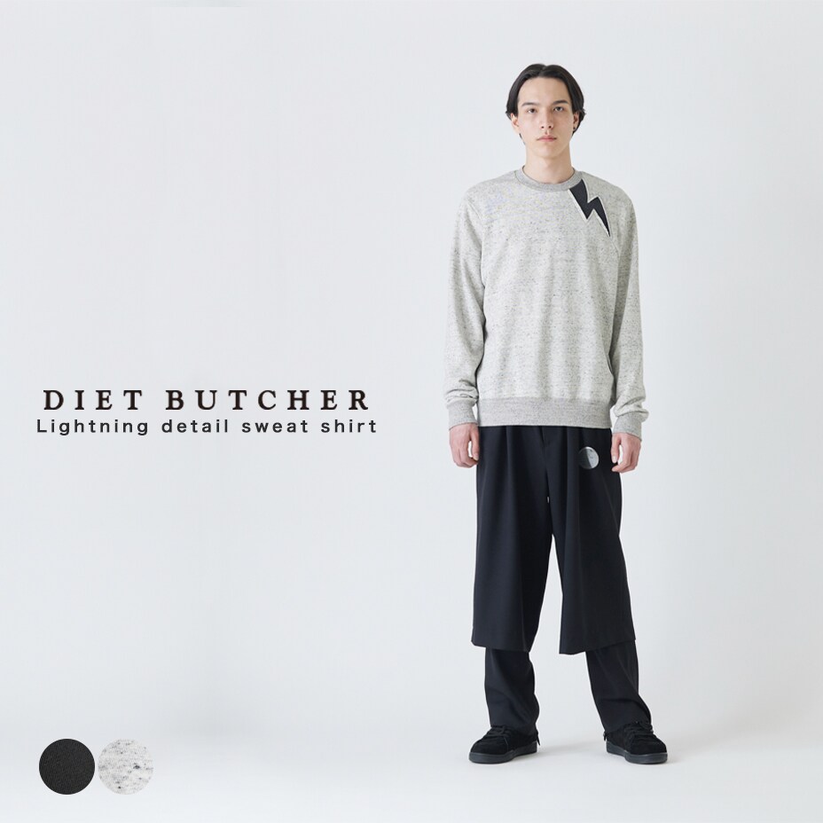 トップス ancellm micky print damage sweat shirts ANCELLM/ 