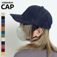 コーデュロイ キャップ
