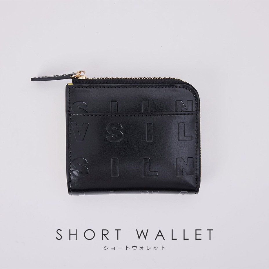 ロゴ型押しL字短財布 | シルナ_ミナコロ(SILNA_minacolo) | マルイ