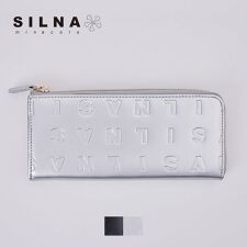 SILNAロゴ 型押し L字 長財布