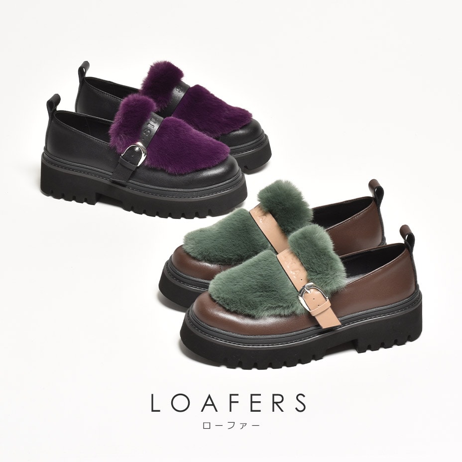 シルナ_ミナコロ（SILNA_minacolo）/ファー ローファー ファー ローファー | シルナ_ミナコロ(SILNA_minacolo) | マルイウェブ