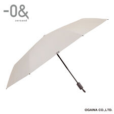 ー0&(晴雨兼用折りたたみ日傘/ワンタッチ自動開閉/撥水/UV&遮光率99%/遮熱/シリコンの手元)