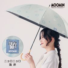 ムーミン(長傘/晴雨兼用/手開き/UVカット&遮光率99％以上/遮熱/はっ水)