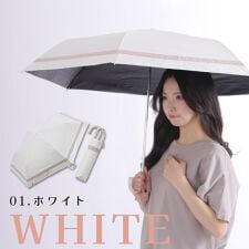 LINEDROPS(折りたたみ傘/晴雨兼用/UVカット/遮光/遮熱/はっ水/グログランリボン)