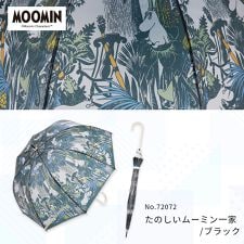 ムーミン(長傘/雨傘/ビニール傘/ジャンプ式/マットクリア/ドーム型/深張り/MOOMIN)