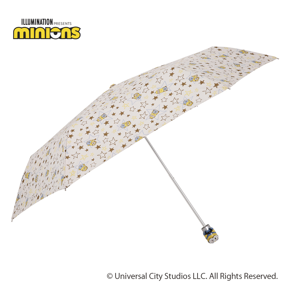 雨晴兼用/手開き折りたたみ傘/ミニオン（UVｶｯﾄ90％以上/撥水) | ライン
