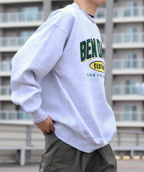 別注/ATHLETIC LOGO CREW SWEAT | ジップファイブ(ZIP FIVE) | c