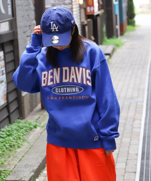 別注/ATHLETIC LOGO CREW SWEAT | ジップファイブ(ZIP FIVE) | c