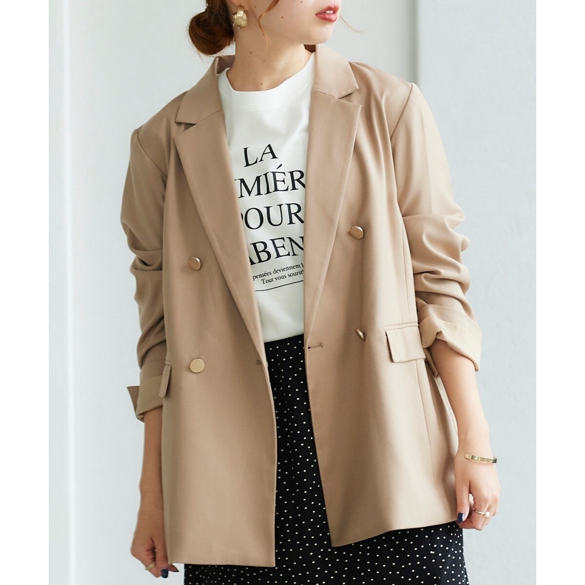 ダブルブレストジャケット | ルクールブラン(le.coeur blanc) | マルイ