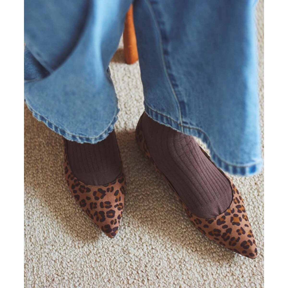 ルクールブラン（le．coeur blanc）/ポインテッドフラットパンプス ポインテッドフラットパンプス | ルクールブラン(le.coeur blanc