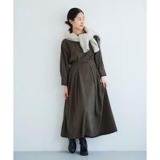 コーデュロイタックワンピース