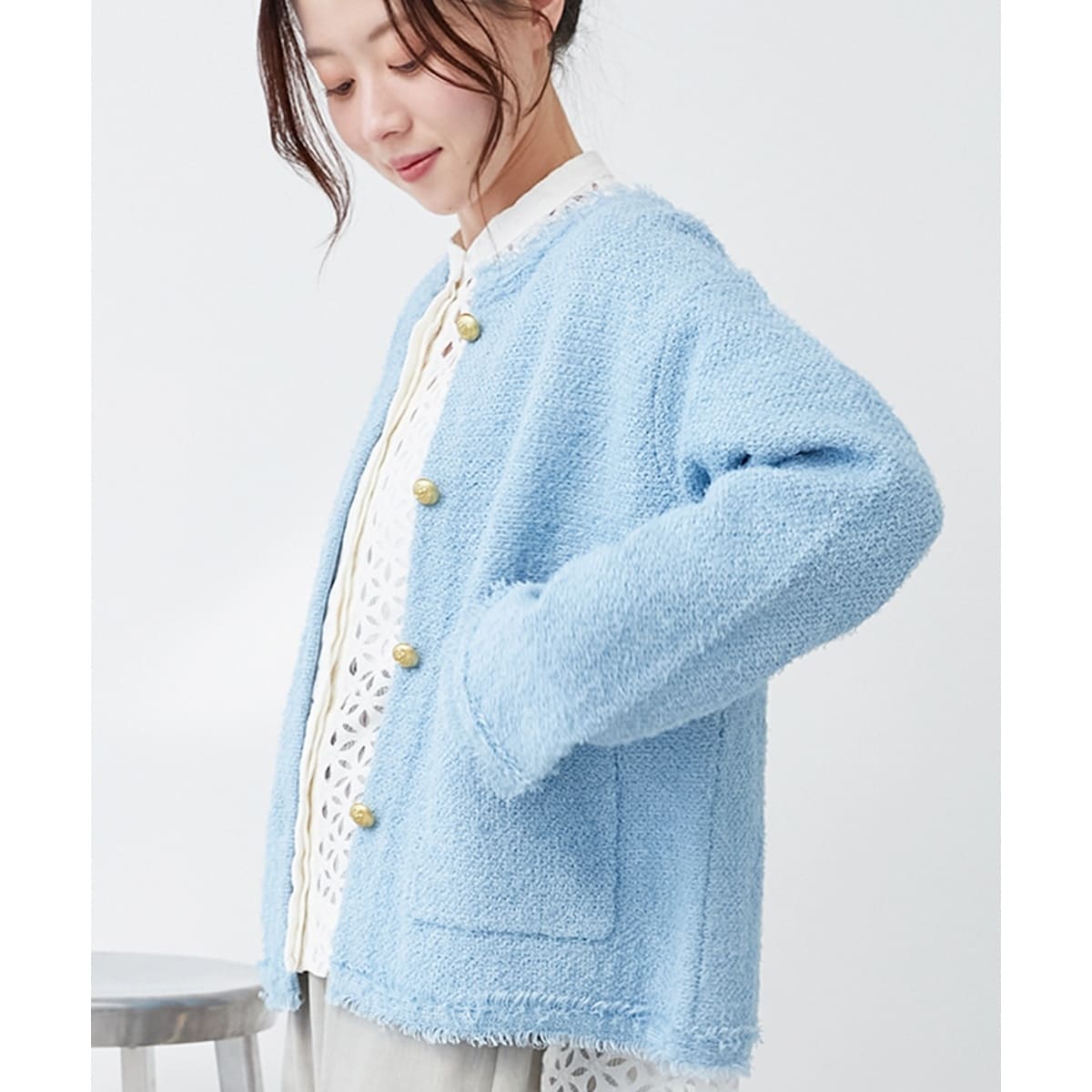 [�}���C]�h���C�^�b�`�V���M�[�j�b�g�W���P�b�g/���N�[���u�����ile.coeur blanc�j �T�b�N�X