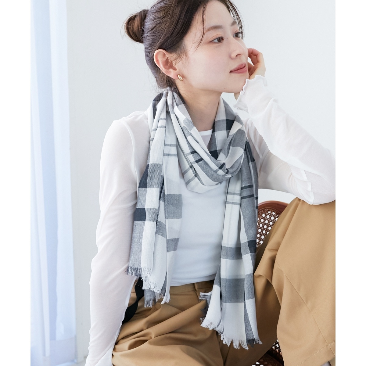 TWEEDMILLストール | ルクールブラン(le.coeur blanc) | マルイウェブ