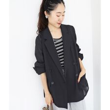 ルクールブラン(le.coeur blanc)のリネンライクテーラードジャケット