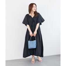《手洗い可能》Fanakaボリュームスリーブワンピース