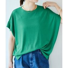 《WEB限定アイテム》ランダムリブショルダータックプルオーバー