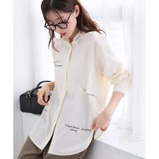 《WEB限定アイテム》レタリング刺繍シャツ