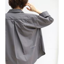 《WEB限定アイテム》レタリング刺繍シャツ