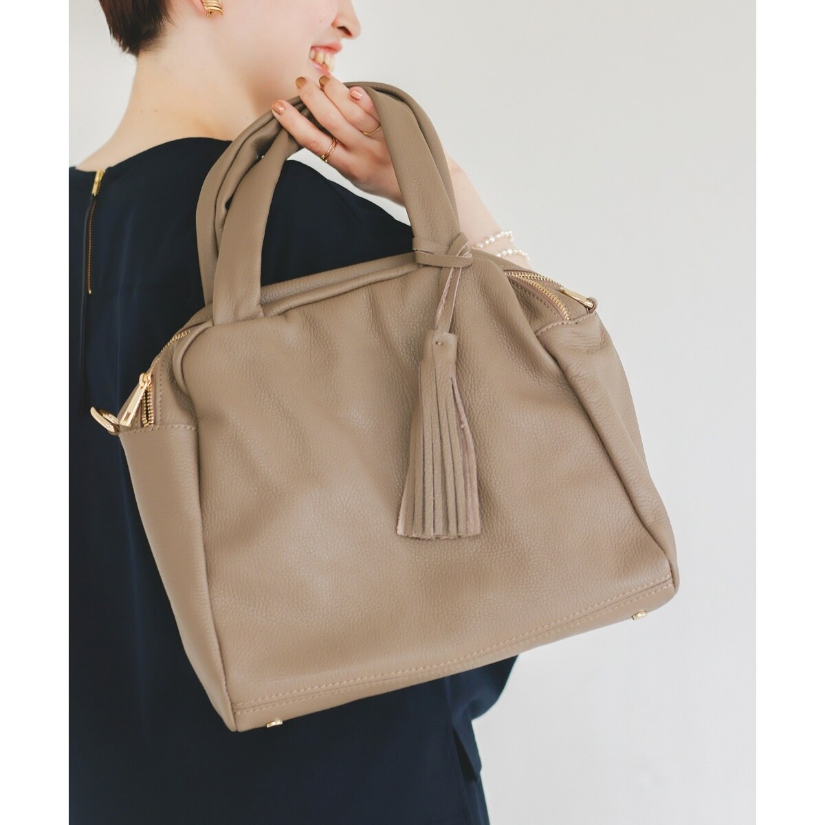 MILLELA FIRENZEボストンレザーバッグ | ルクールブラン(le.coeur