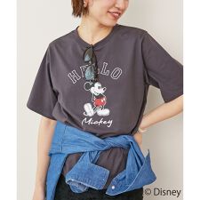 【Disney】Hello/プリントTシャツ