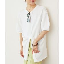 《手洗い可能》フロントツイストTシャツ