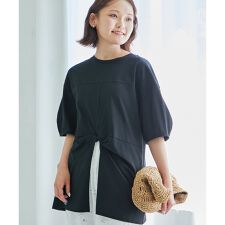 《手洗い可能》フロントツイストTシャツ