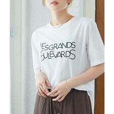 《手洗い可能》Les Grands BoulevardsロゴTシャツ
