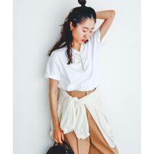 komatsu.裾レースクロップドTシャツ