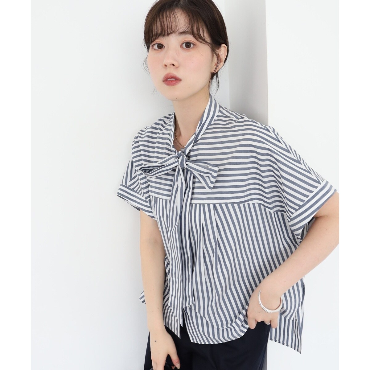 週末お値下げ❗️新品✨ルクールブラン　コットン麻オーバーサイズシャツ コットン麻オーバーシャツ/le.coeur blanc(ルクールブラン