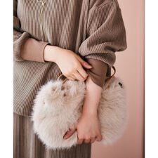 《ランキング1位》フェイクファー2WAYバッグ