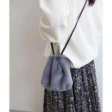 《WEB限定アイテム》エコファー巾着BAG