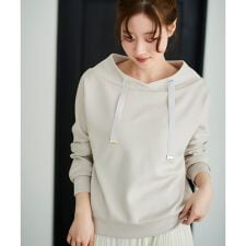 《WEB限定アイテム》パーカーライクデザイントップス