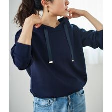 《WEB限定アイテム》パーカーライクデザイントップス