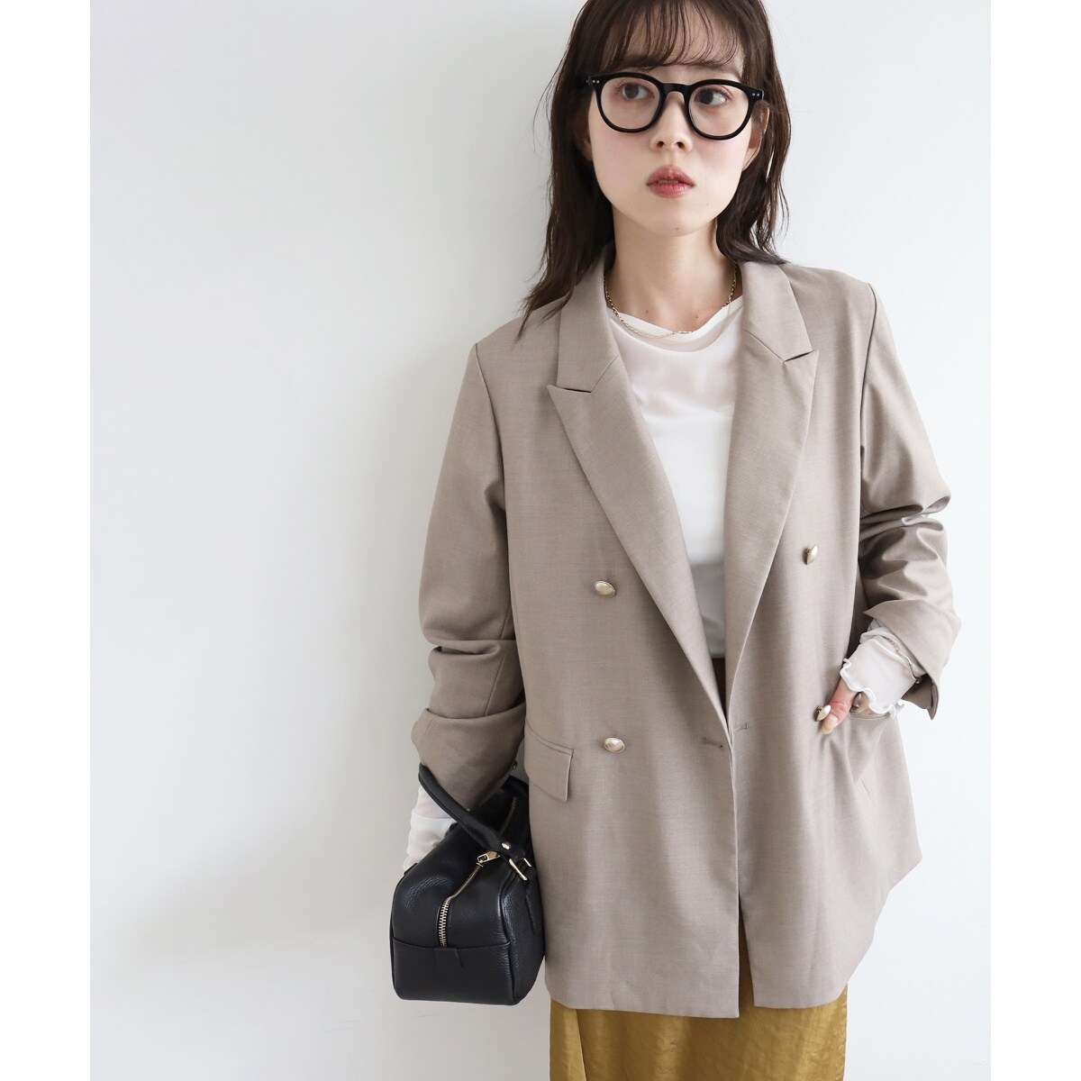 イエナ　ウールトリミングポンチョコート IENA（イエナ）の「ウールトリミングポンチョ（ポンチョ）」 - WEAR