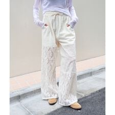 《手洗い可能》vaneumレースドッキングパンツ