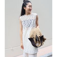 《手洗い可能》vaneumレースドッキングトップス