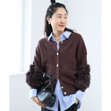 《手洗い可能》TORRAZZO DONNA別注ラビットファーニット