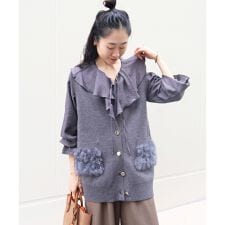 ルクールブラン(le.coeur blanc)のTORRAZZO DONNA 別注ファーポケットベスト