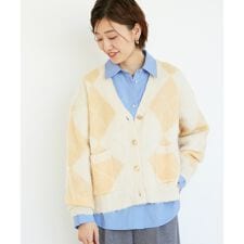 TORRAZZO DONNA別注アーガイルニットカーデ