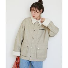 《WEB限定アイテム》ヴィンテージライクボアカラーブルゾン