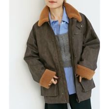 《WEB限定アイテム》ヴィンテージライクボアカラーブルゾン