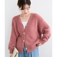 《手洗い可能》ラメシャギーニットカーデ