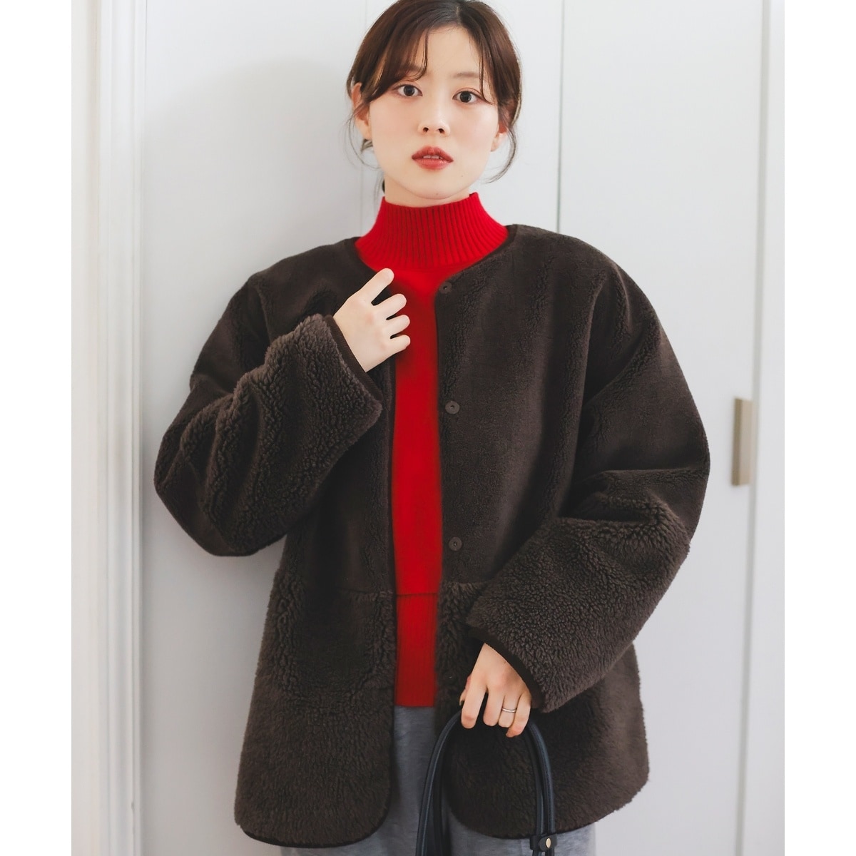 20万 フード付リアルムートンコート♡チョコレートブラウン ムートンコート（フェイク含む） の一覧 | マルイウェブチャネル