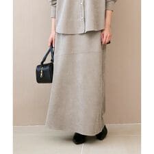 コーデュロイフレアスカート